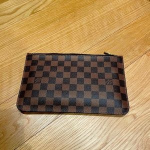 Louis Vuitton Pochette, Damier Ebene Rouge, NWOT